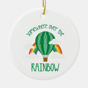 Over The Rainbow Ceramic Tree Decoration