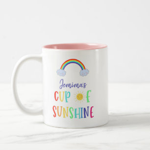 over the rainbow for you! Two-Tone coffee mug