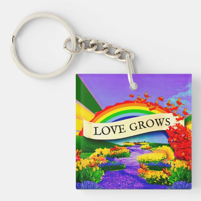 OVER THE RAINBOW KEY RING (Front)