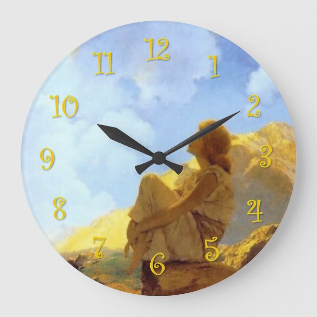 Over the Rainbow Large Clock (Front)