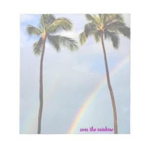 over the rainbow - notepad