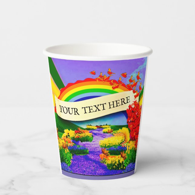OVER THE RAINBOW PAPER CUPS (Back)