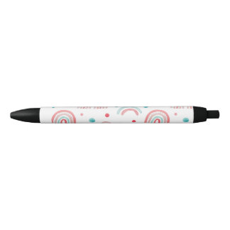 Over the Rainbow Pen in Pink & Blue Pastel Colours
