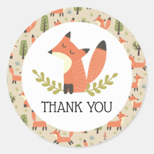 Over the River and Through the Woods Classic Round Sticker