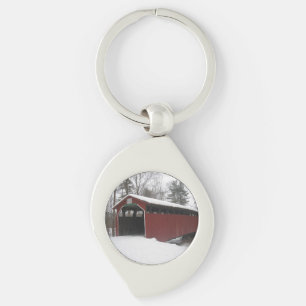 "Over the River and Through the Woods" Key Ring