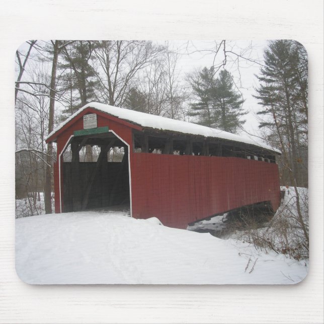 "Over the River and Through the Woods" Mouse Mat (Front)