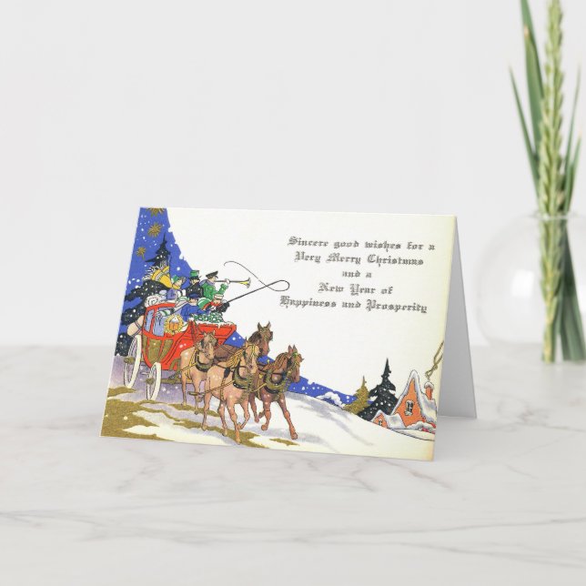 OVER THE RIVER Greeting Card (Front)