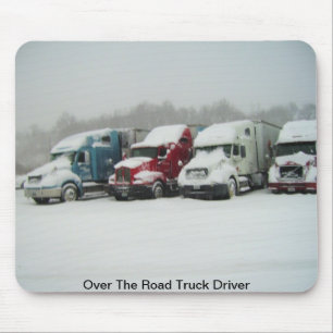 Over The Road Truck Driver Mouse Mat