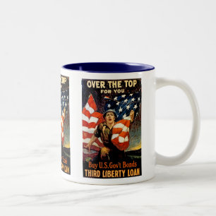 Over The Top For You Two-Tone Coffee Mug