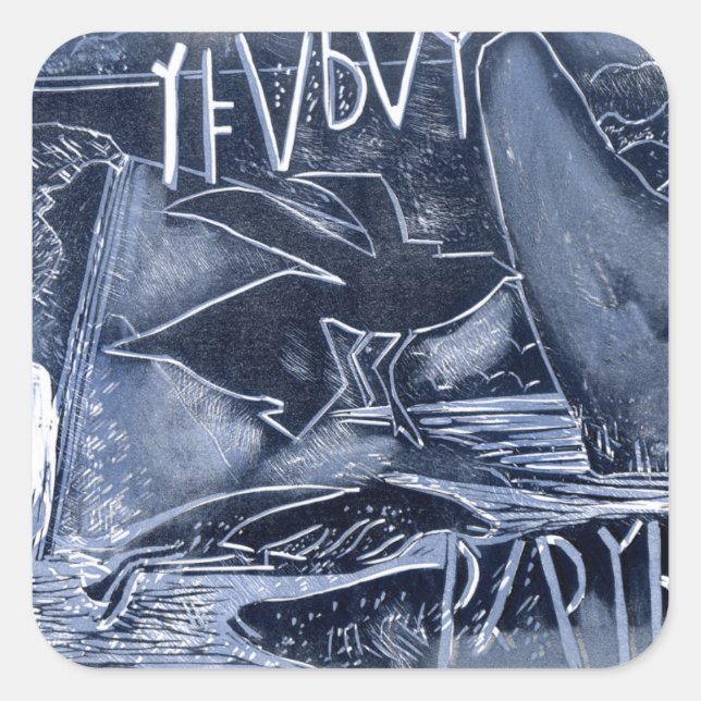 Over the Years Square Sticker (Front)