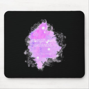 Over Weakness Galaxy - Alopecia Areata Awareness Mouse Mat