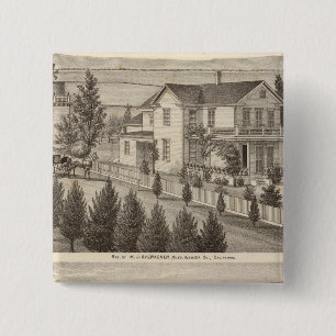 Overacker, Emerson residences 15 Cm Square Badge