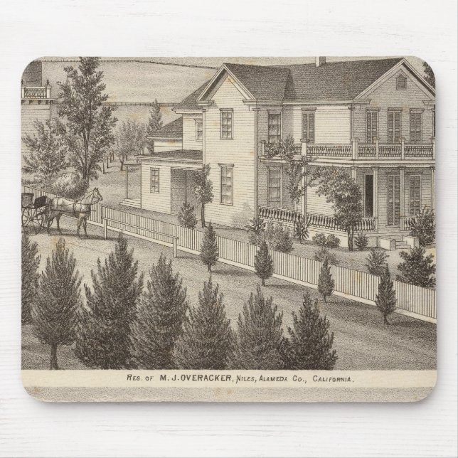 Overacker, Emerson residences Mouse Mat (Front)