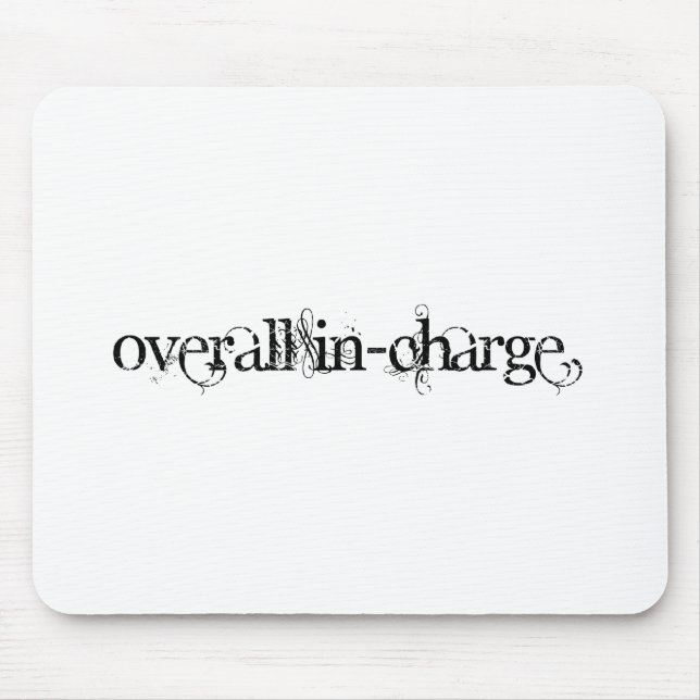 Overall In-Charge Mouse Mat (Front)