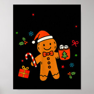 Overbaked &amp; Over It Christmas Cookies Gingerbr Poster