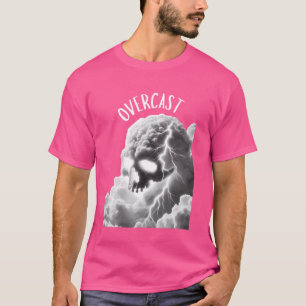 Overcast Skull Cloud Punk Mental Health Active Min T-Shirt