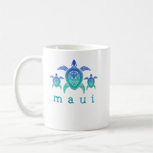 Overcome Hardship Maui - Hawaii Sea Turtles Hawaii Coffee Mug