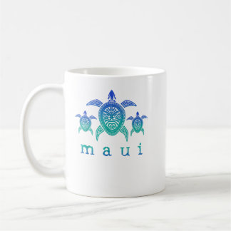 Overcome Hardship Maui - Hawaii Sea Turtles Hawaii Coffee Mug