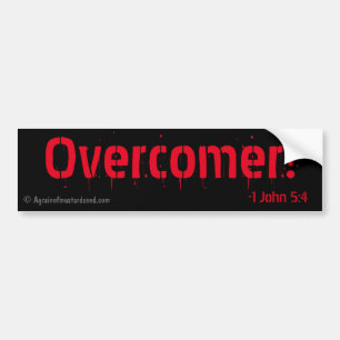 Overcomer! Christian Bumper Sticker