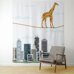Overcomes fear tapestry