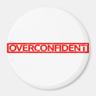 Overconfident Stamp Magnet