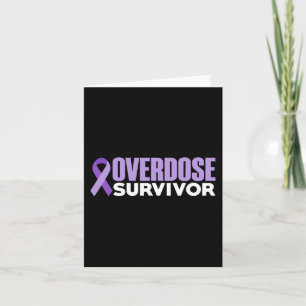 Overdose Awareness Month 2022 Overdose Survivor  Card