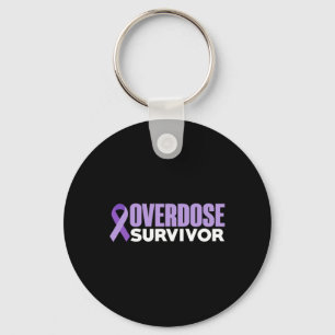 Overdose Awareness Month 2022 Overdose Survivor  Key Ring