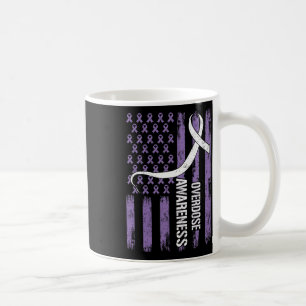 Overdose Awareness Month Flag Purple For Men And W Coffee Mug