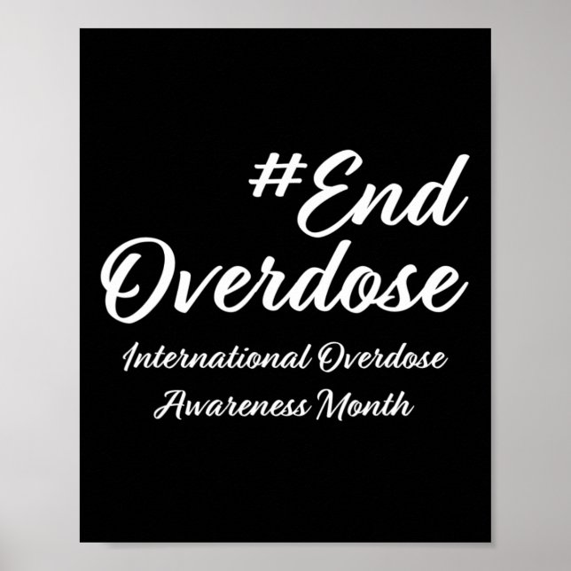 Overdose Awareness Month  Poster (Front)