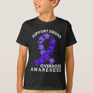 Overdose Awareness Month Support Purple Squad T-Shirt