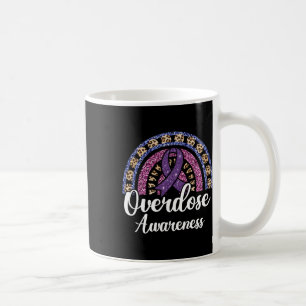 Overdose Awareness Purple Ribbon Drug Addiction 10 Coffee Mug