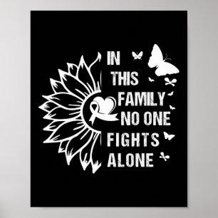 Overdose Awareness Purple Ribbon Drug Addiction 1 Poster