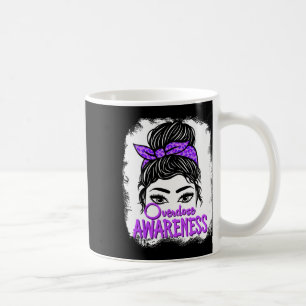 Overdose Awareness Purple Ribbon Drug Addiction 87 Coffee Mug