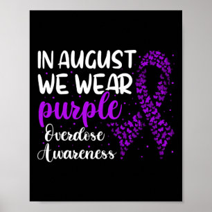 Overdose Awareness Ribbon  Poster