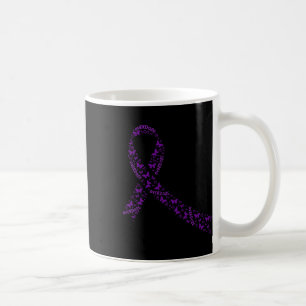 Overdose Awareness Ribbon Purple Drug Addiction Re Coffee Mug