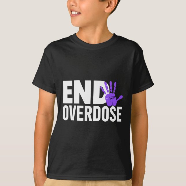 Overdose Awareness Shirt - End Overdose Awareness  (Front)