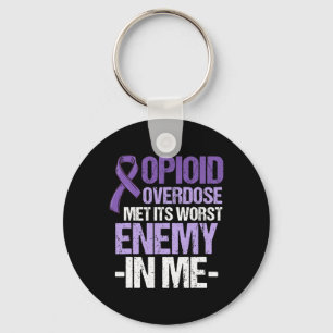 Overdose Awareness Warrior Survivor 13 Key Ring
