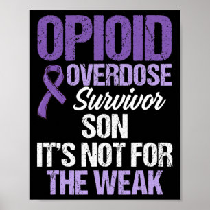 Overdose Awareness Warrior Survivor 14 Poster