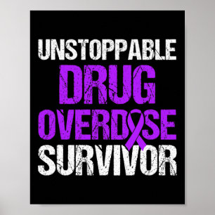 Overdose Awareness Warrior Survivor 14 Poster
