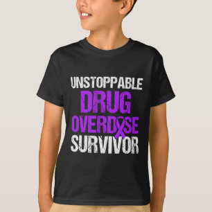 Overdose Awareness Warrior Survivor 14 T-Shirt