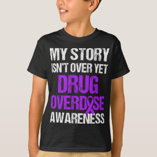 Overdose Awareness Warrior Survivor 15 T-Shirt