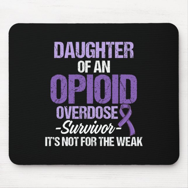 Overdose Awareness Warrior Survivor 24  Mouse Mat (Front)