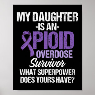 Overdose Awareness Warrior Survivor 35 Poster