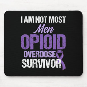 Overdose Awareness Warrior Survivor 41 Mouse Mat