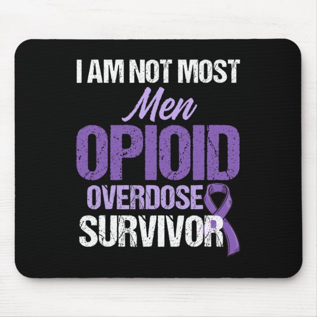Overdose Awareness Warrior Survivor 41  Mouse Mat (Front)