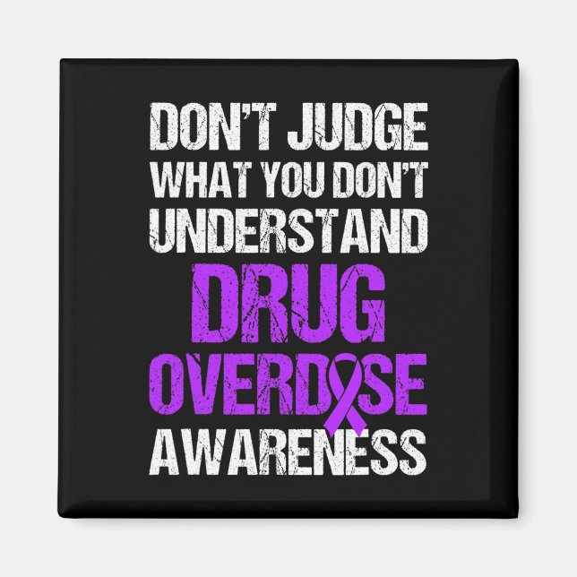 Overdose Awareness Warrior Survivor 4  Magnet (Front)