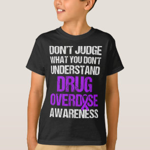 Overdose Awareness Warrior Survivor 4 T-Shirt