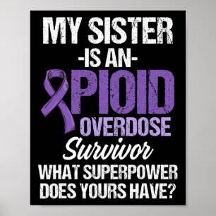 Overdose Awareness Warrior Survivor 67  Poster