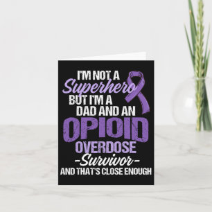 Overdose Awareness Warrior Survivor 68 Card