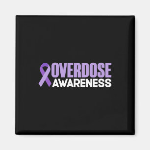 Overdose Day Ribbon Overdose Awareness Month Magnet
